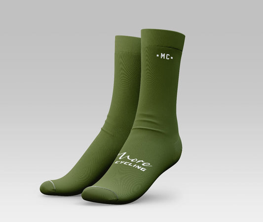 Medias Deportivas Verde Olivo - Ciclismo | Running